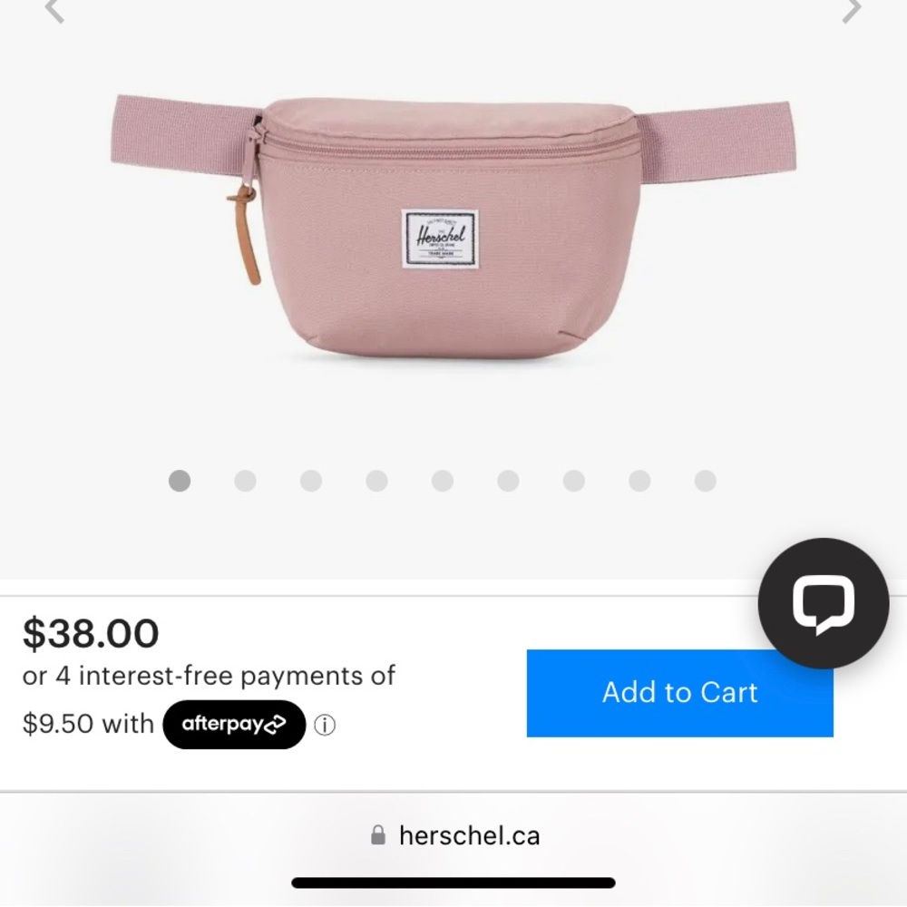 Herschel Supply Company waist/crossbody bag.  NWT never been worn!!!
